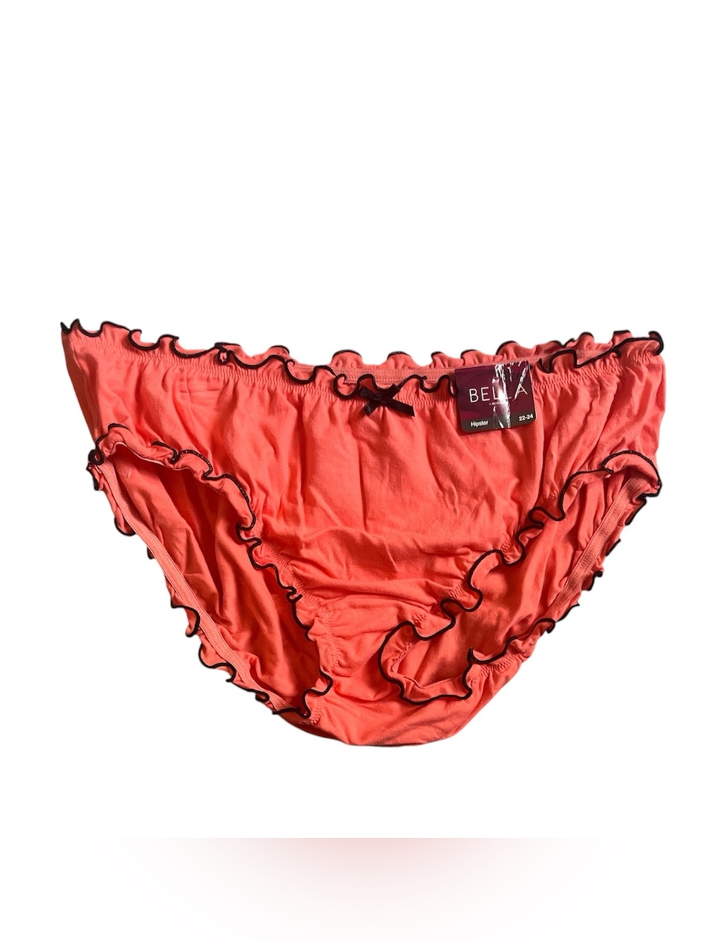 "Bella" by Ashley Stewart coral-pink hipster panties